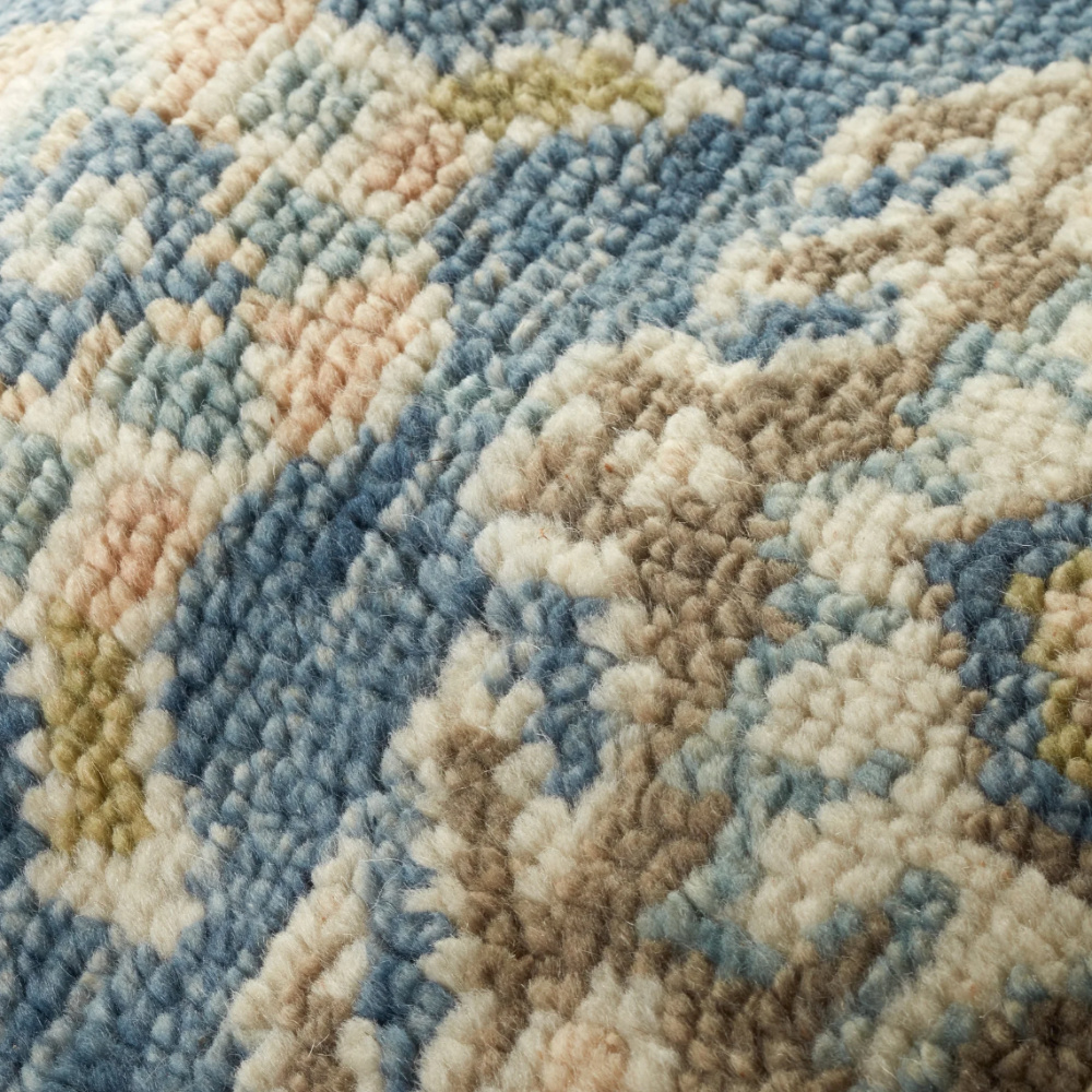 Dash and Albert Camille Navy  Hand Knotted Wool Rug at Home Smith
