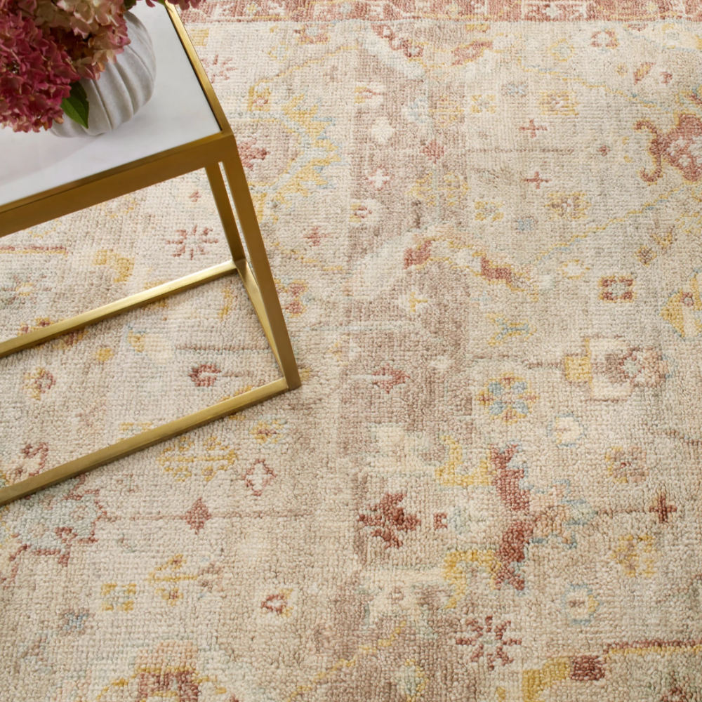 Dash&Albert Nora Natural Hand Knotted Wool Rug at Home Smith
