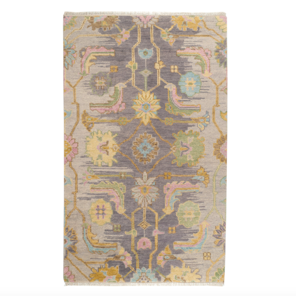 Dash&Albert Iris Multi Hand Knotted Wool Rug at Home Smith