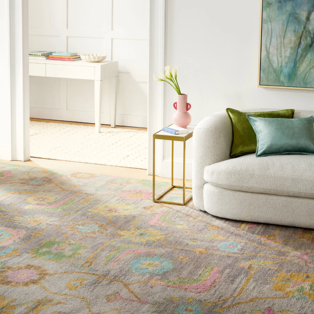 Dash&Albert Iris Multi Hand Knotted Wool Rug at Home Smith