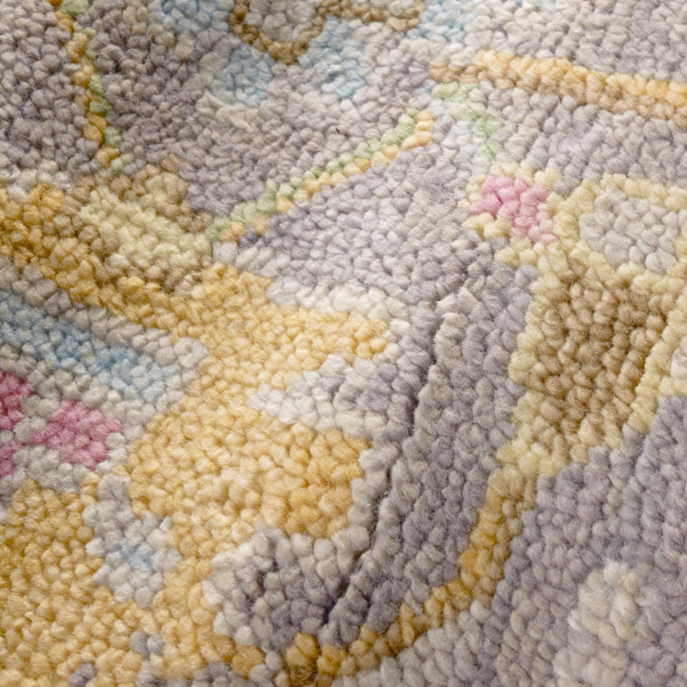 Dash&Albert Iris Multi Hand Knotted Wool Rug at Home Smith