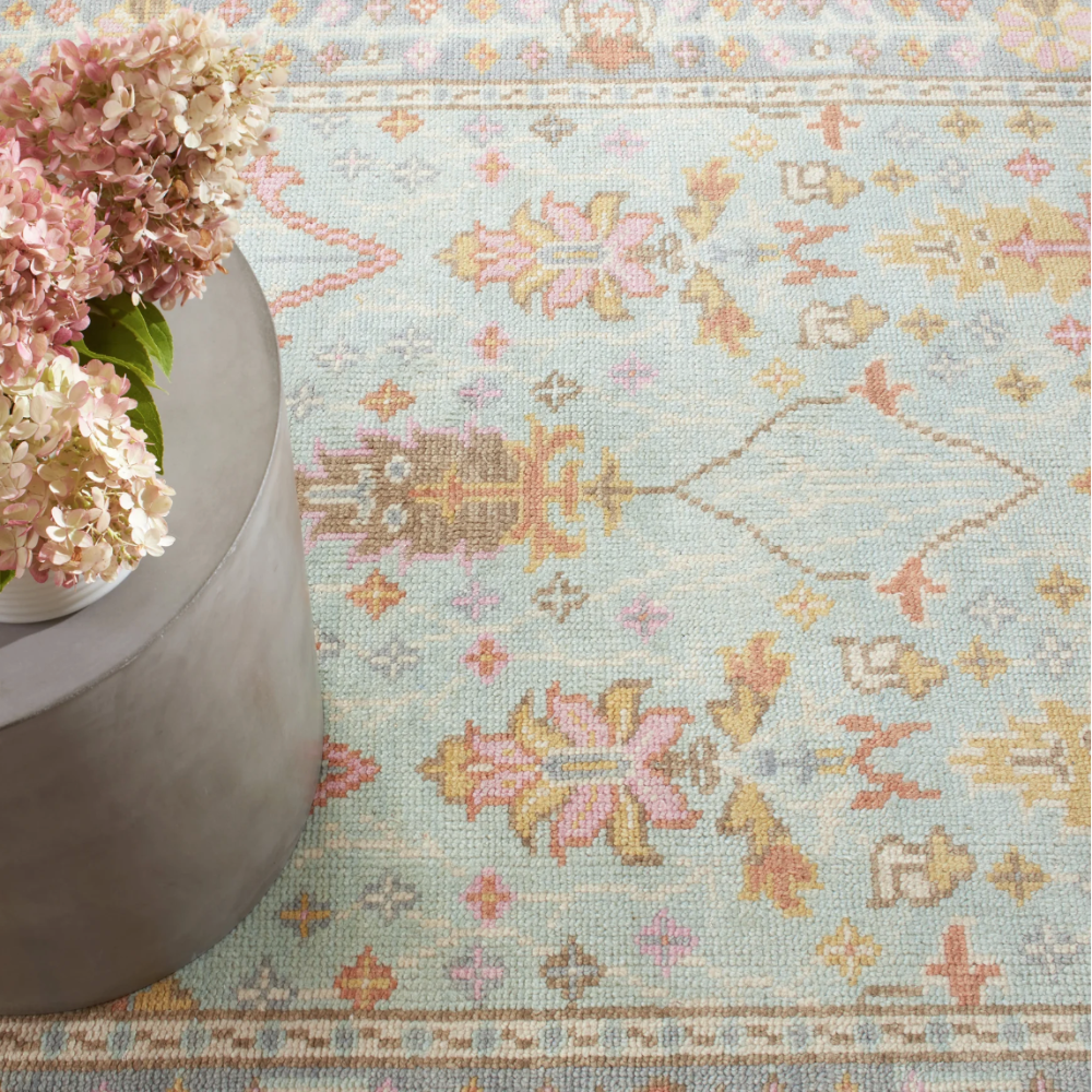 Dash&Albert Mara Sky Hand Knotted Wool Rug at Home Smith
