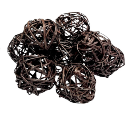 Dark brown Twig Balls at Home Smith