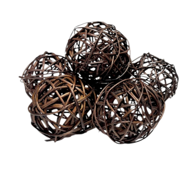 medium dark brown twig balls at Home Smith