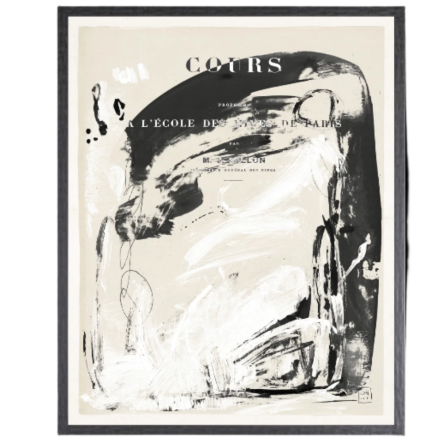Parisienne Page V in Black and White at Home Smith