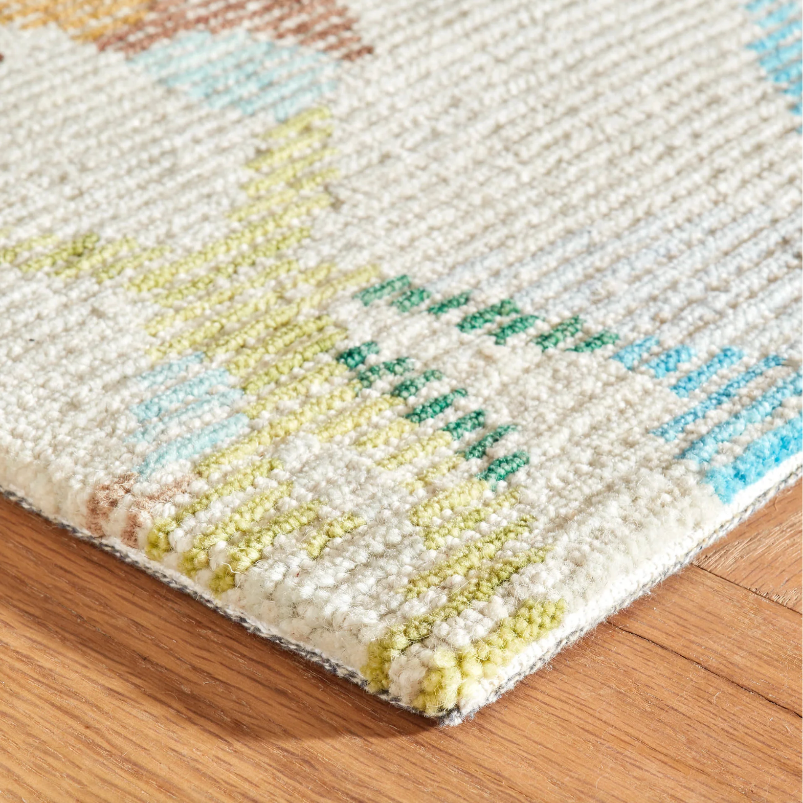 Tapis en laine touffeté à la main multicolore Bloom