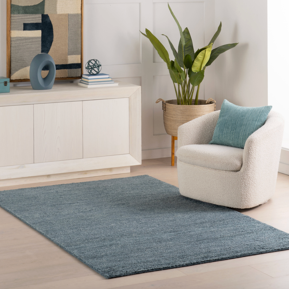 Ramsey Juniper Hand Knotted Wool Rug