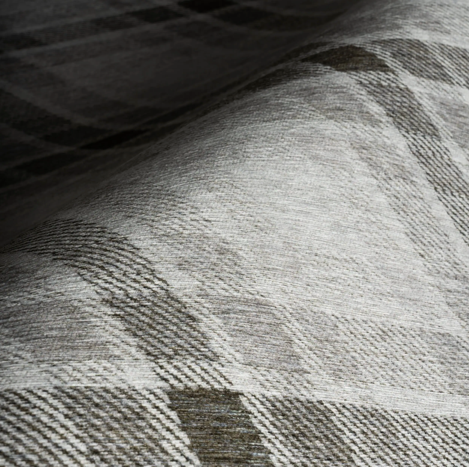 Close-up of textured fabric with a geometric pattern