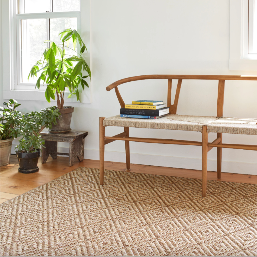 Dixon Woven Sisal Custom Rug at Home Smith