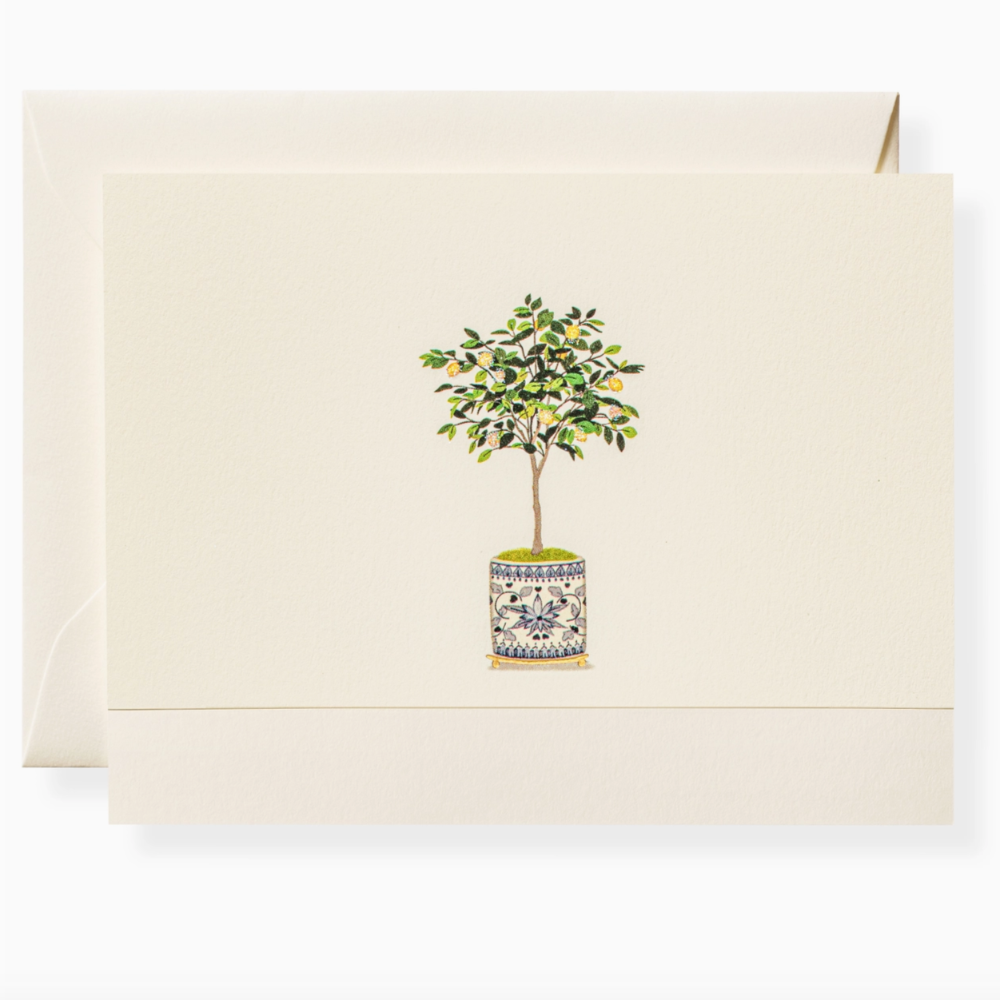 Lemon Tree Note Cards at Home Smith