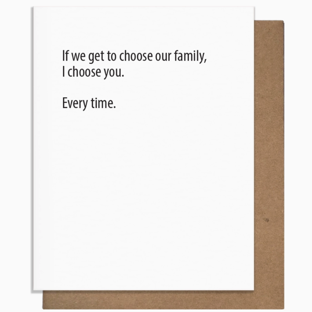 I Choose You Friendship Notecard at Home Smith 