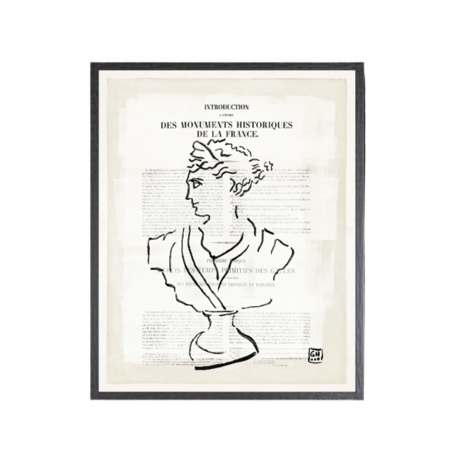Parisienne Page II in Black and White at Home Smith