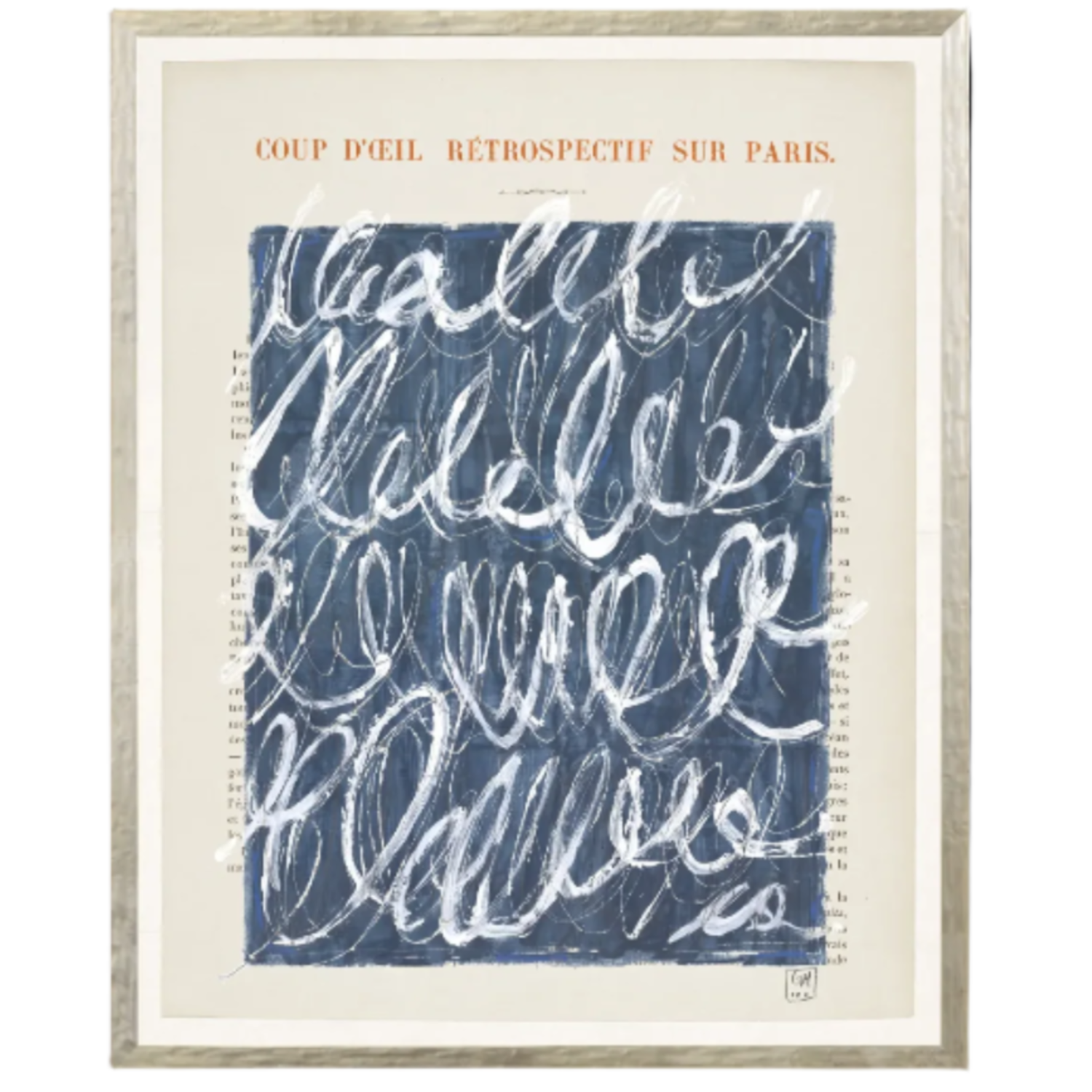Parisienne Page III in Blue at Home Smith