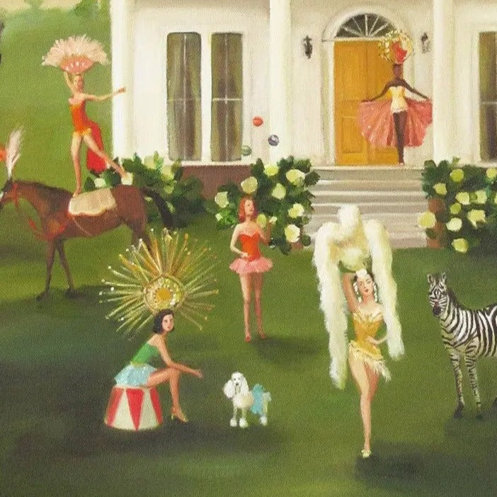 Home Smith Shaded Stars, The Home For Retired Showgirls Art Print Janet Hill Studio Art - In Stock