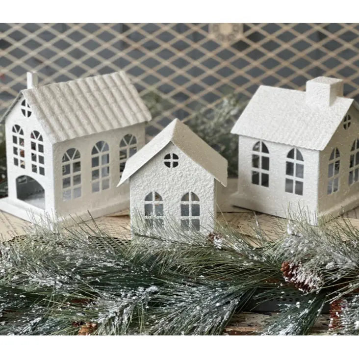 Home Smith Shining Snowy Cottage Lancaster Home Holiday Decor
