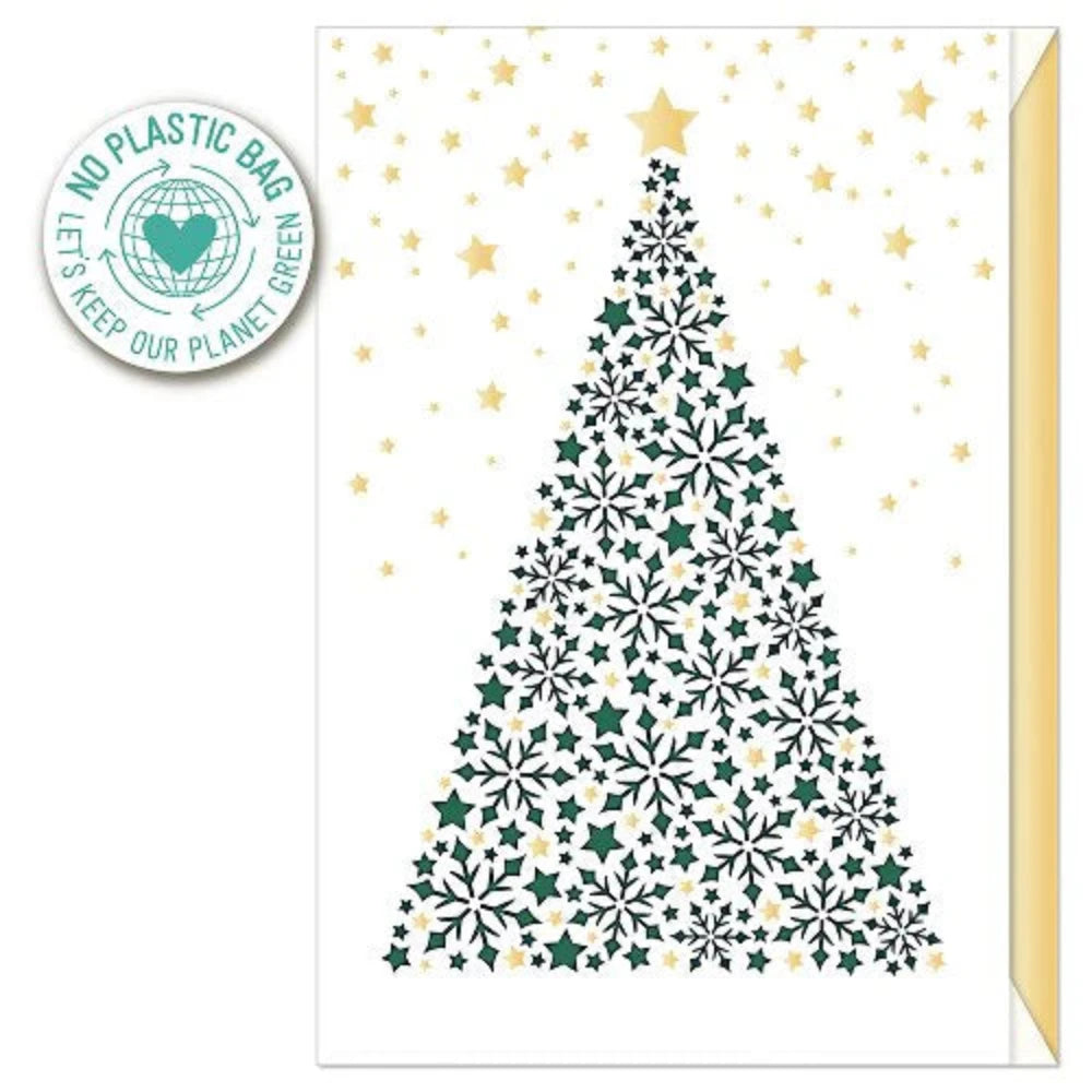 Snowflake Christmas Tree Card at Home Smith