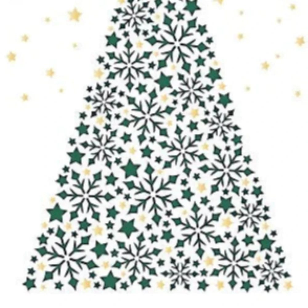 Snowflake Christmas Tree Card at Home Smith