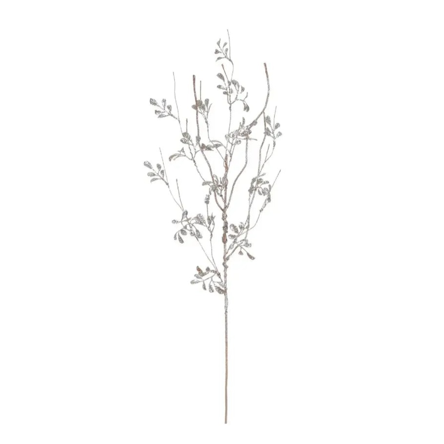 Home Smith Sparkle Leaf Twig Winward Stems, Blooms & Branches