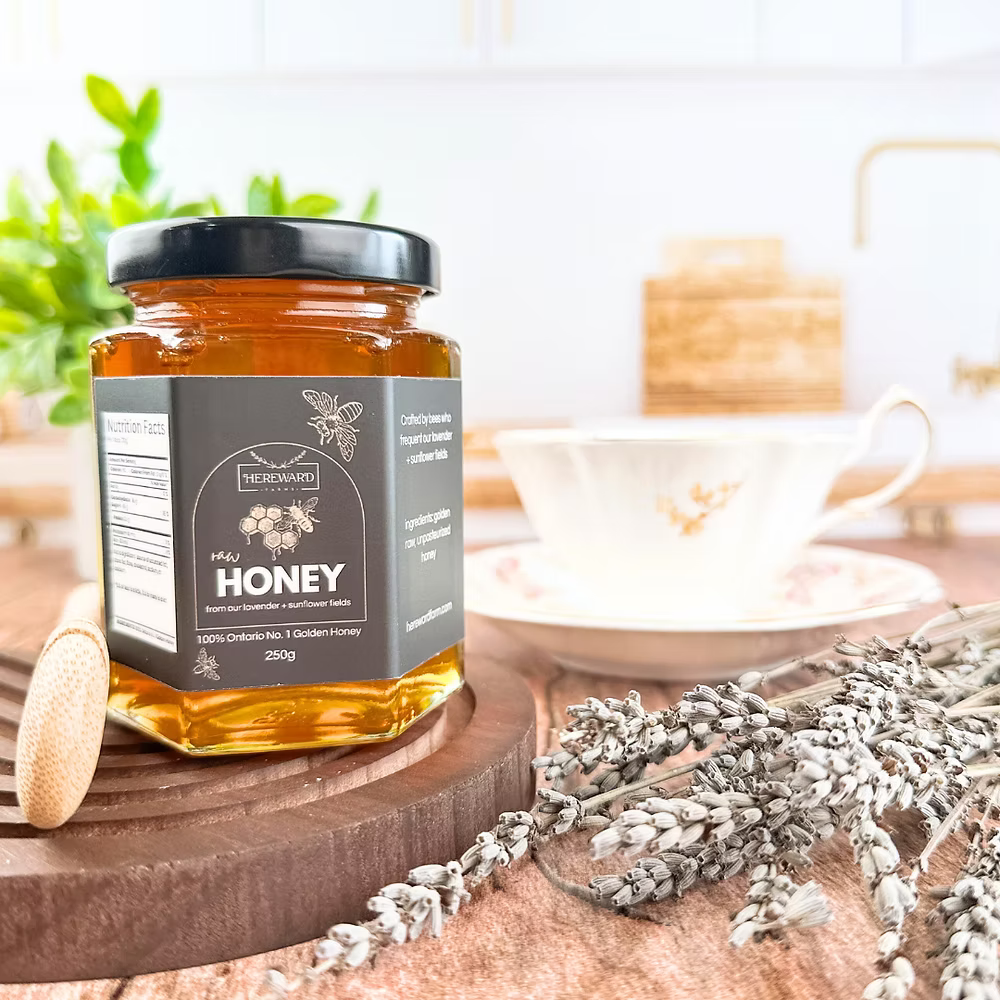 Sunflower and Lavender from Hereward Farms Honey at Home Smith