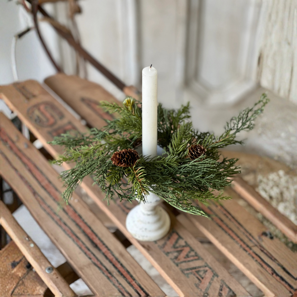 Telluride Spruce Candle Ring at Home Smith