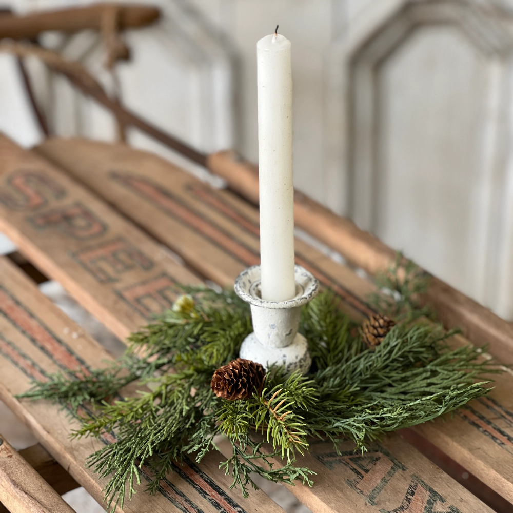 Telluride Spruce Candle Ring at Home Smith