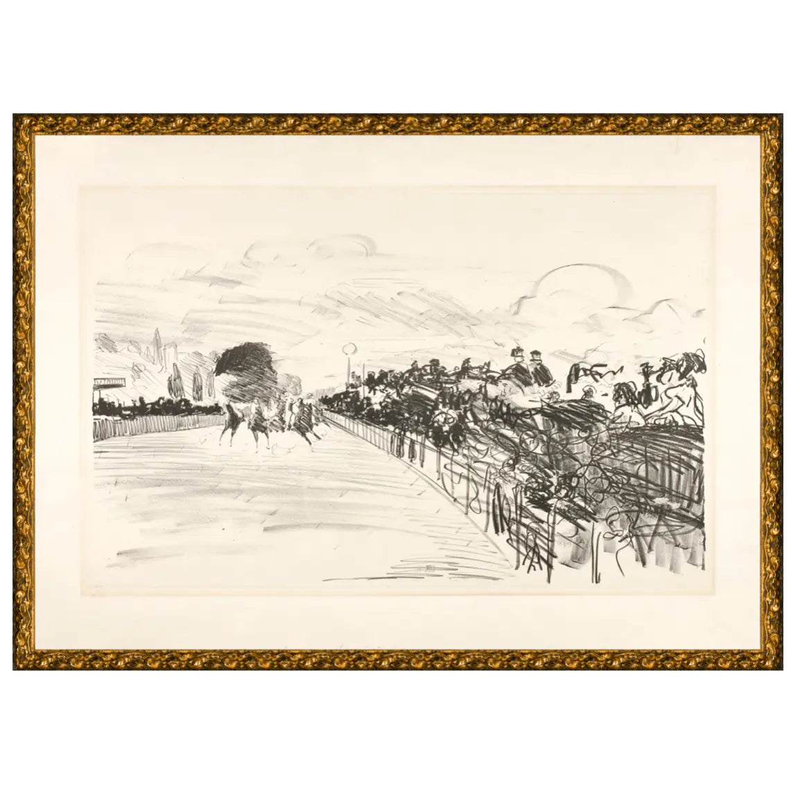 Home Smith The Races c.1870 Framed Print Celadon Art