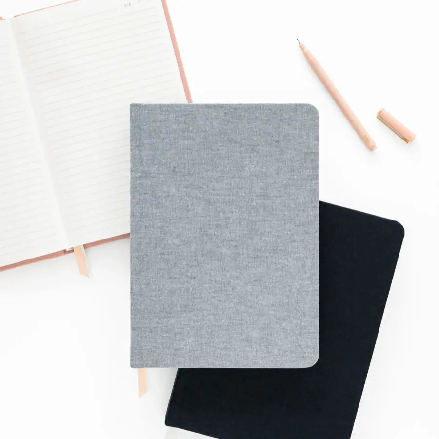 The Tailored Journal in Chambray Bookcloth - Home Smith