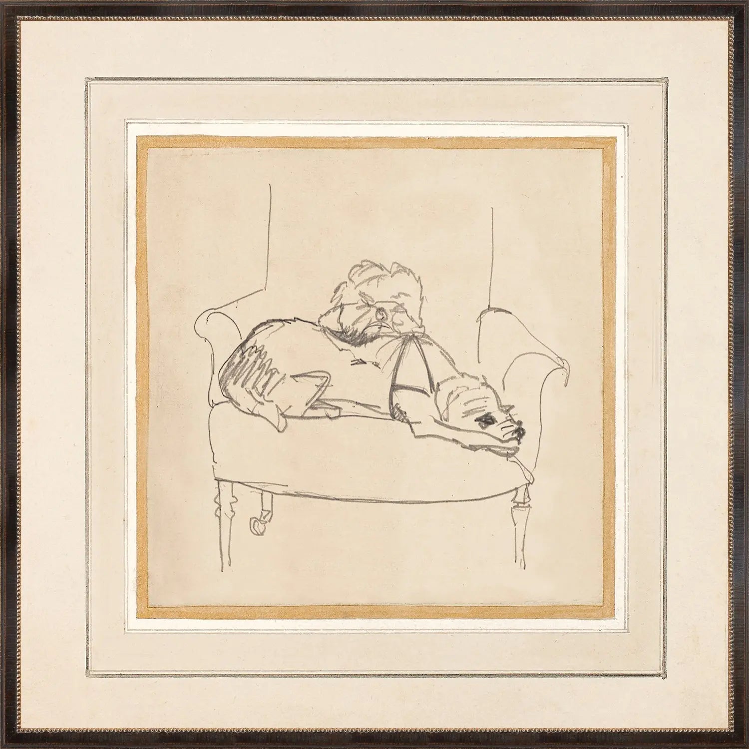 Home Smith Two Dogs on a Chair c. 1930 Framed Print Celadon Art - In Stock