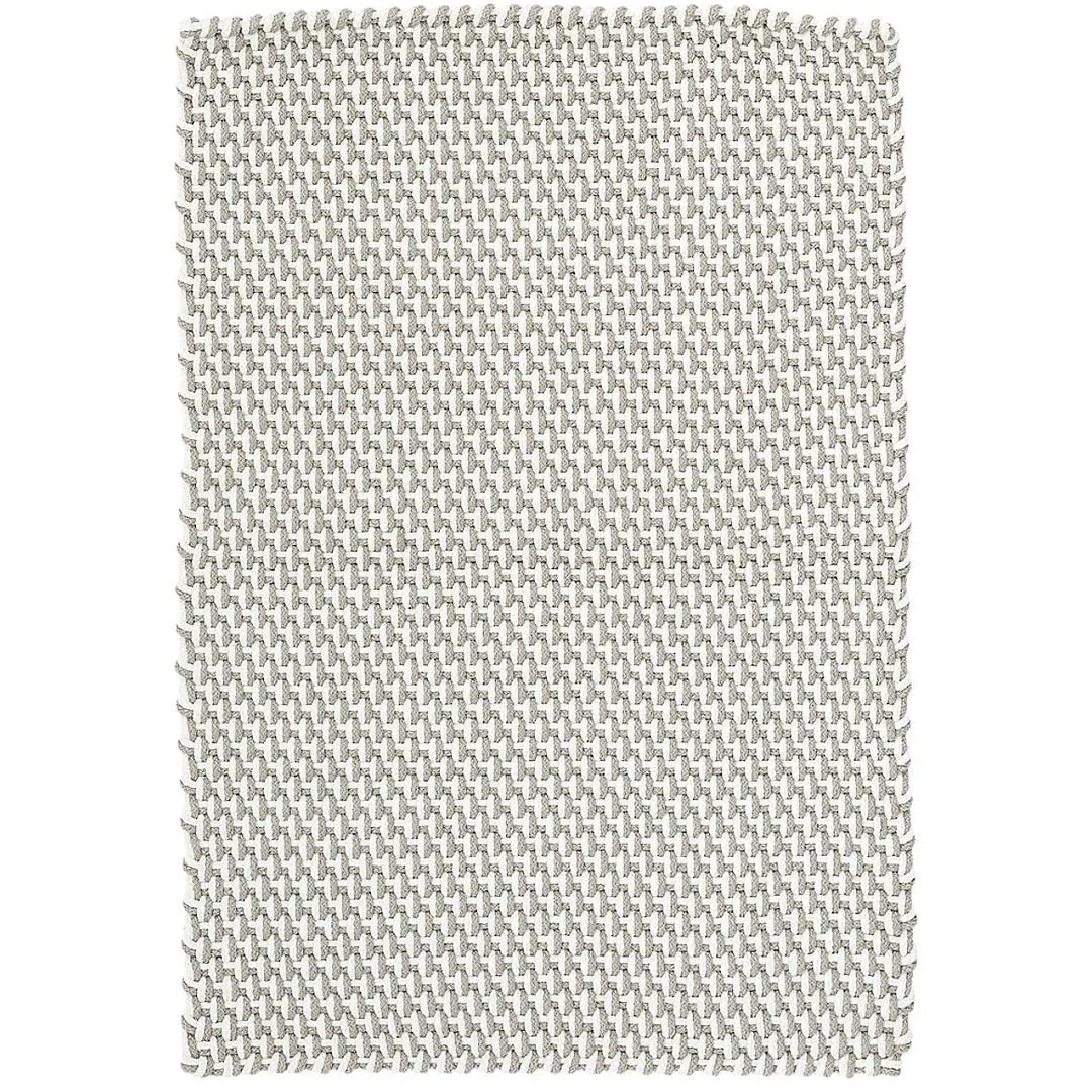 Two Tone Rope Platinum/White Indoor/Outdoor Rug - Home Smith