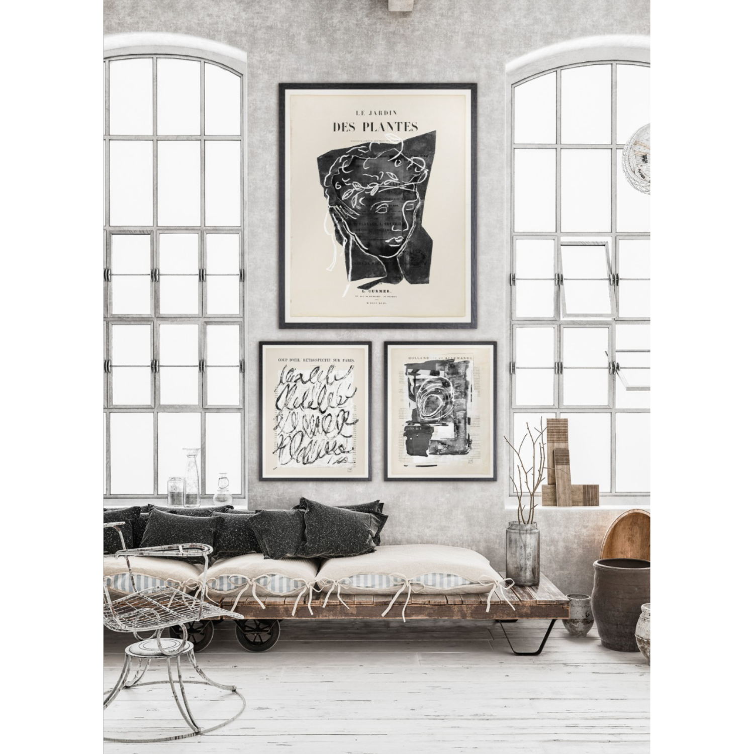 Parisienne Page III Framed Art Print