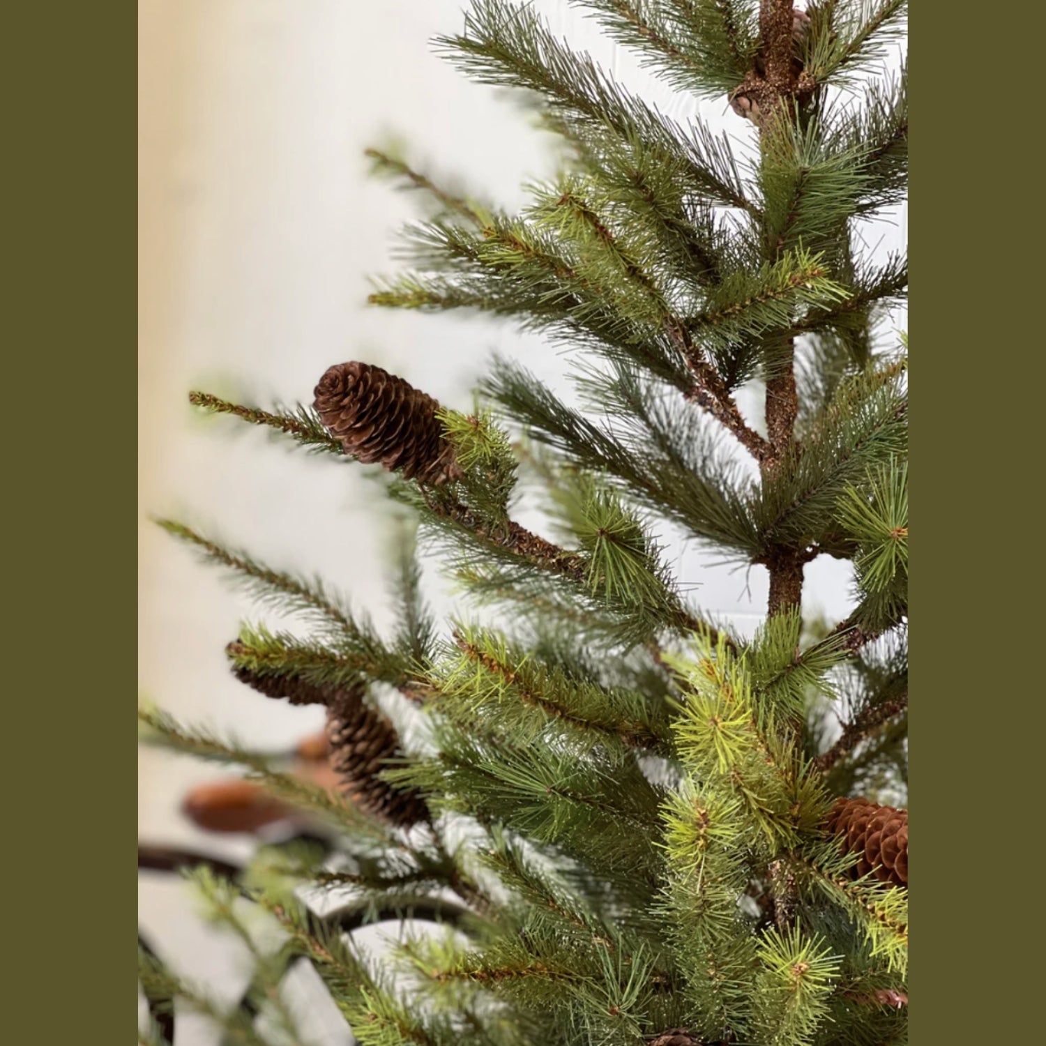 Detail of Artificial Christmas Tree Caribou Ridge at Home Smith