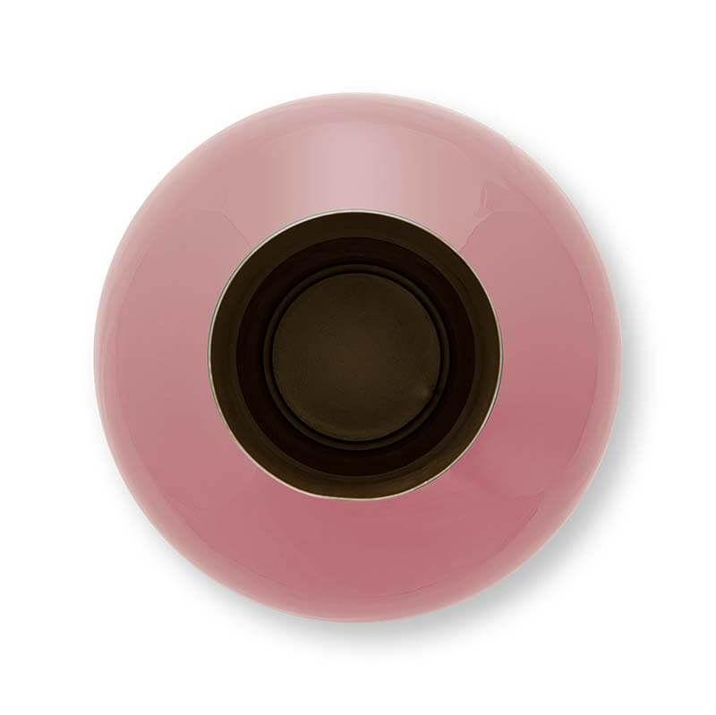 Vase Metal Medium Pink at Home Smith