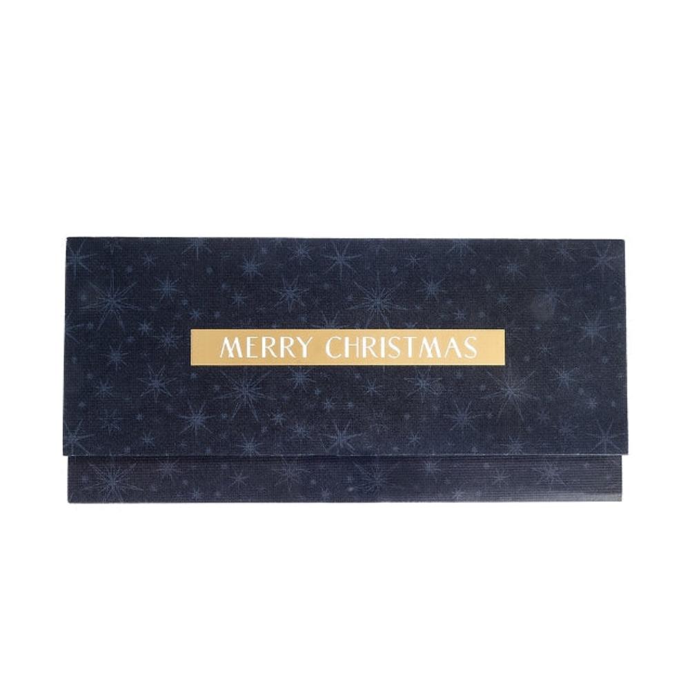 Voucher Envelope Large - Merry Christmas Navy Stars at Home Smith