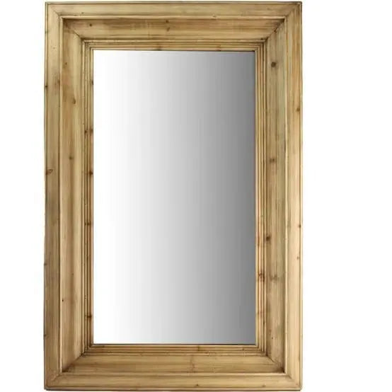 Waxed Pine Mirror - Home Smith