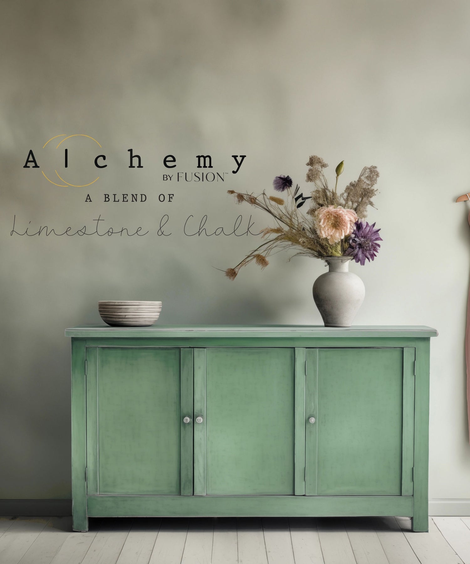 Alchemy in Juniper - Limestone and Chalk Style Paint by Fusion at Home Smith