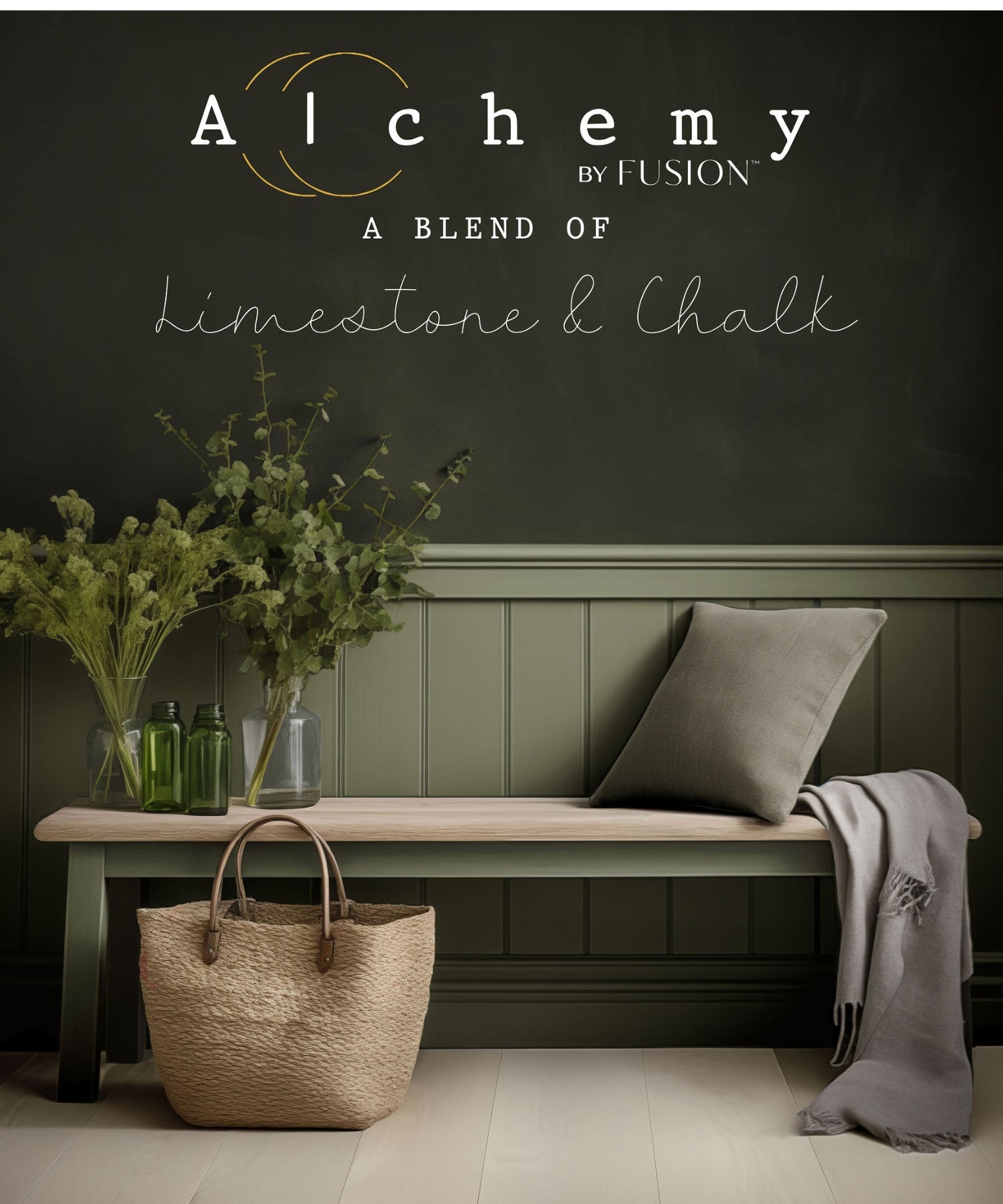 Alchemy in Rosemary - Limestone and Chalk Style Paint by Fusion at Home SMith 