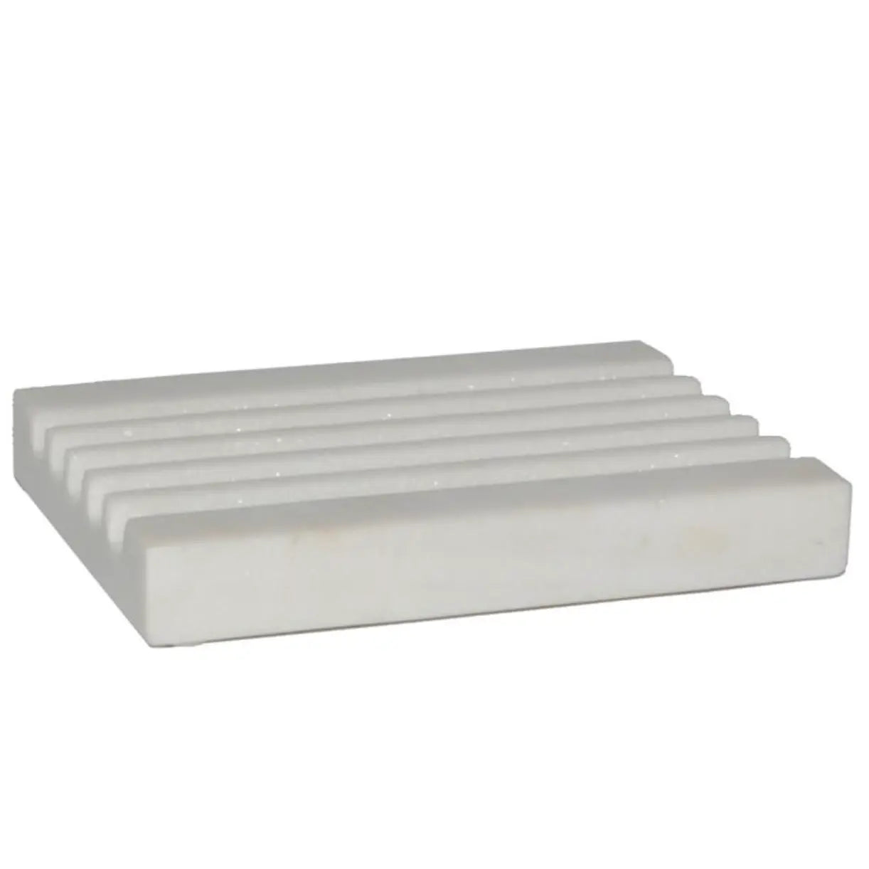 White Marble Soap Dish - Home Smith