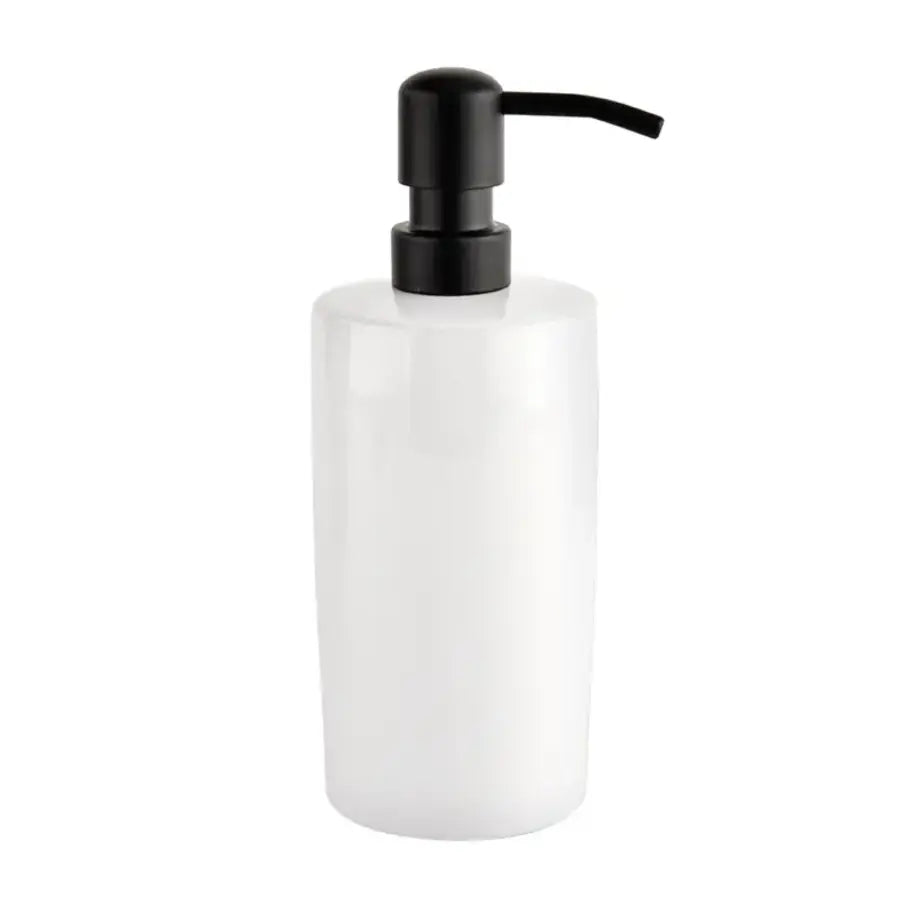 White Stoneware Hand Soap Dispenser - Home Smith
