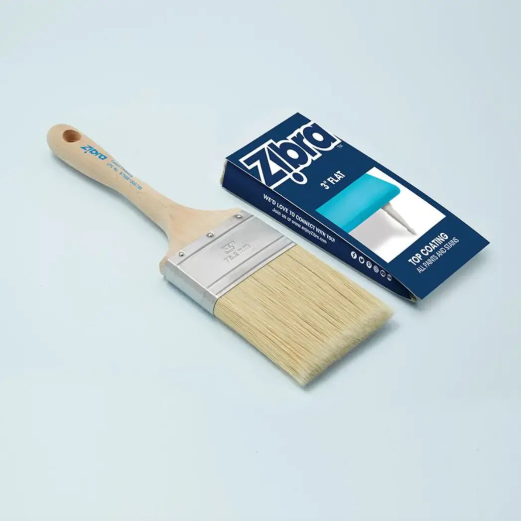 Home Smith Zibra 3" Top Coat Brush Fusion Mineral Paint Brushes and Tools