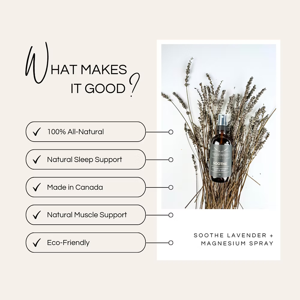Soothe Bedtime Lavender & Magnesium Body Oil Spray