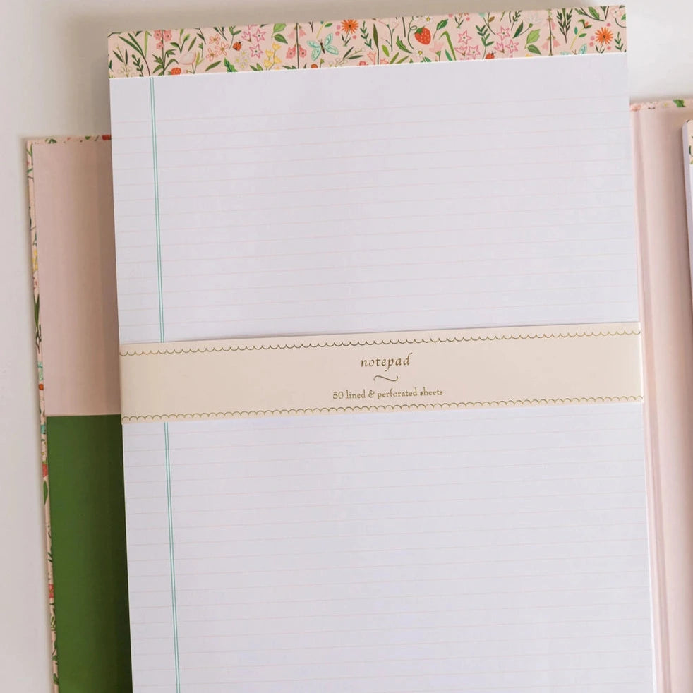 Floral Notepad Folio at Home Smith