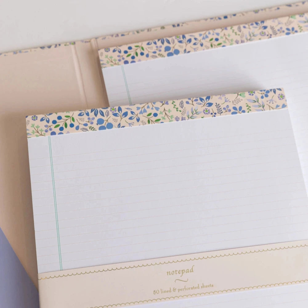 Floral Notepad Folio at Home Smith