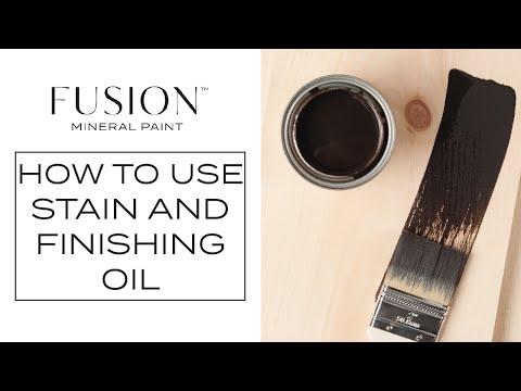 Fusion Stain & Finishing Oil in Heartwood at Home Smith