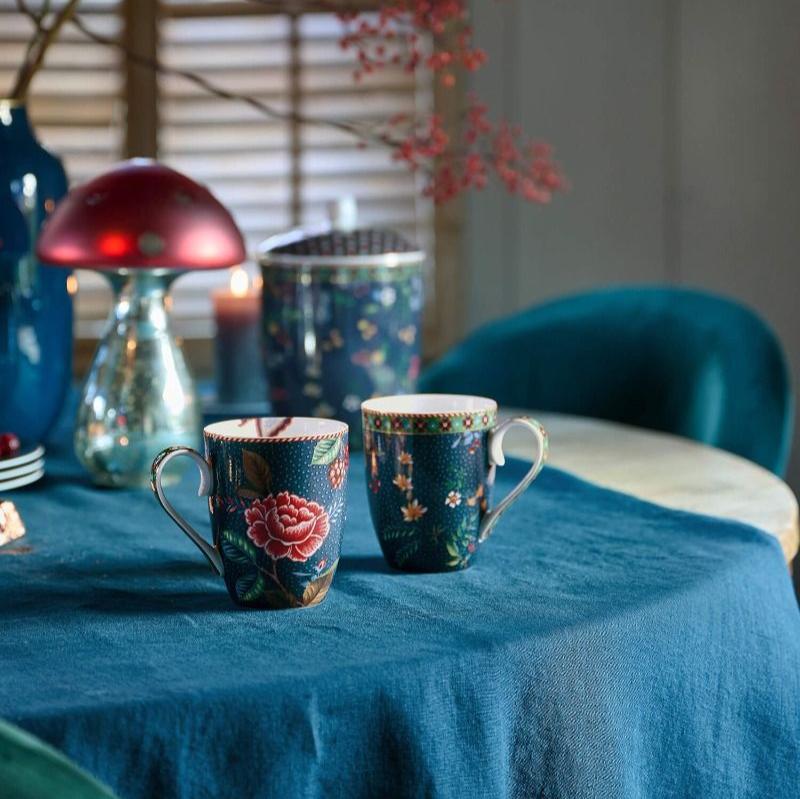 Gift Set of 2 Mugs Large Berry Blues at Home Smith